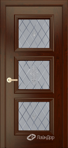 ЛайнДор Межкомнатная дверь Грация ПО Лилия, арт. 10328