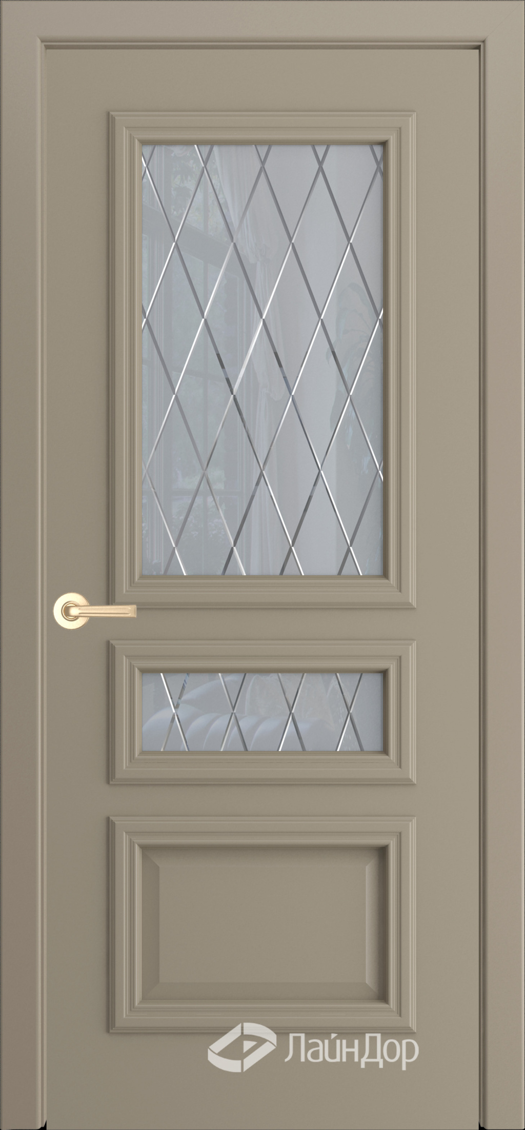 ЛайнДор Межкомнатная дверь Агата ДО Лондон, арт. 10133 - фото №2