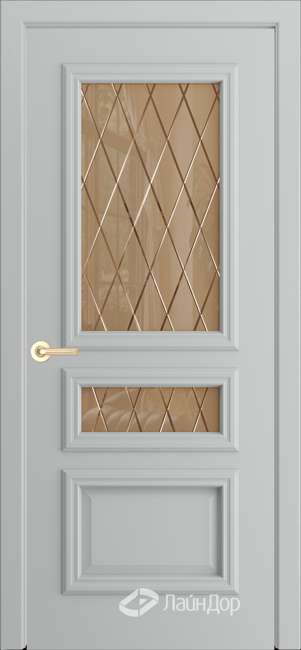 ЛайнДор Межкомнатная дверь Агата ДО Лондон, арт. 10133 - фото №1