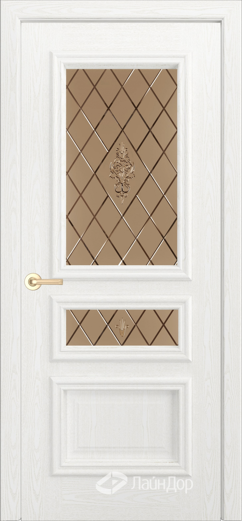 ЛайнДор Межкомнатная дверь Агата ПО Лилия, арт. 10312 - фото №3