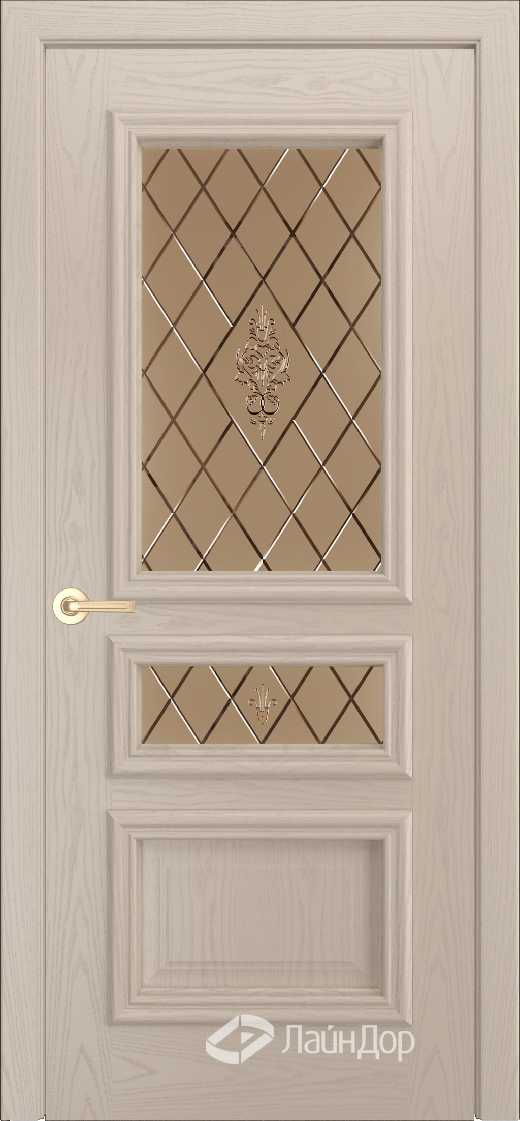 ЛайнДор Межкомнатная дверь Агата ПО Лилия, арт. 10312 - фото №1
