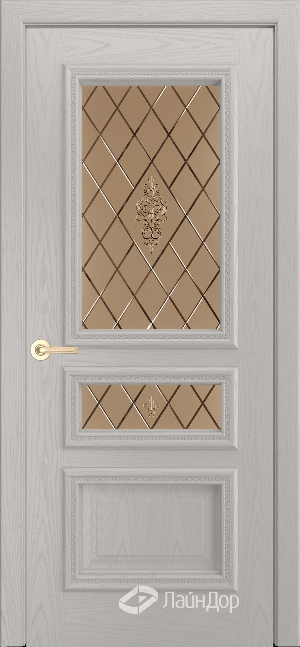 ЛайнДор Межкомнатная дверь Агата-Д Б009 ПО Лилия, арт. 10317 - фото №2