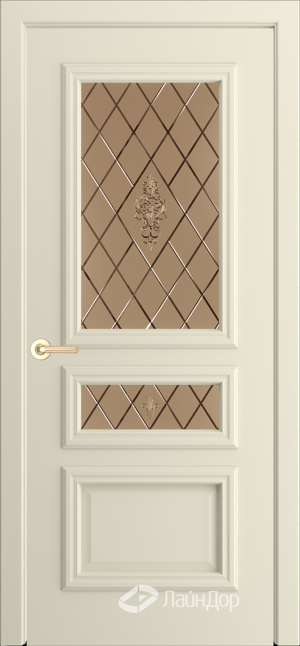 ЛайнДор Межкомнатная дверь Агата ДО Лилия, арт. 10380 - фото №1