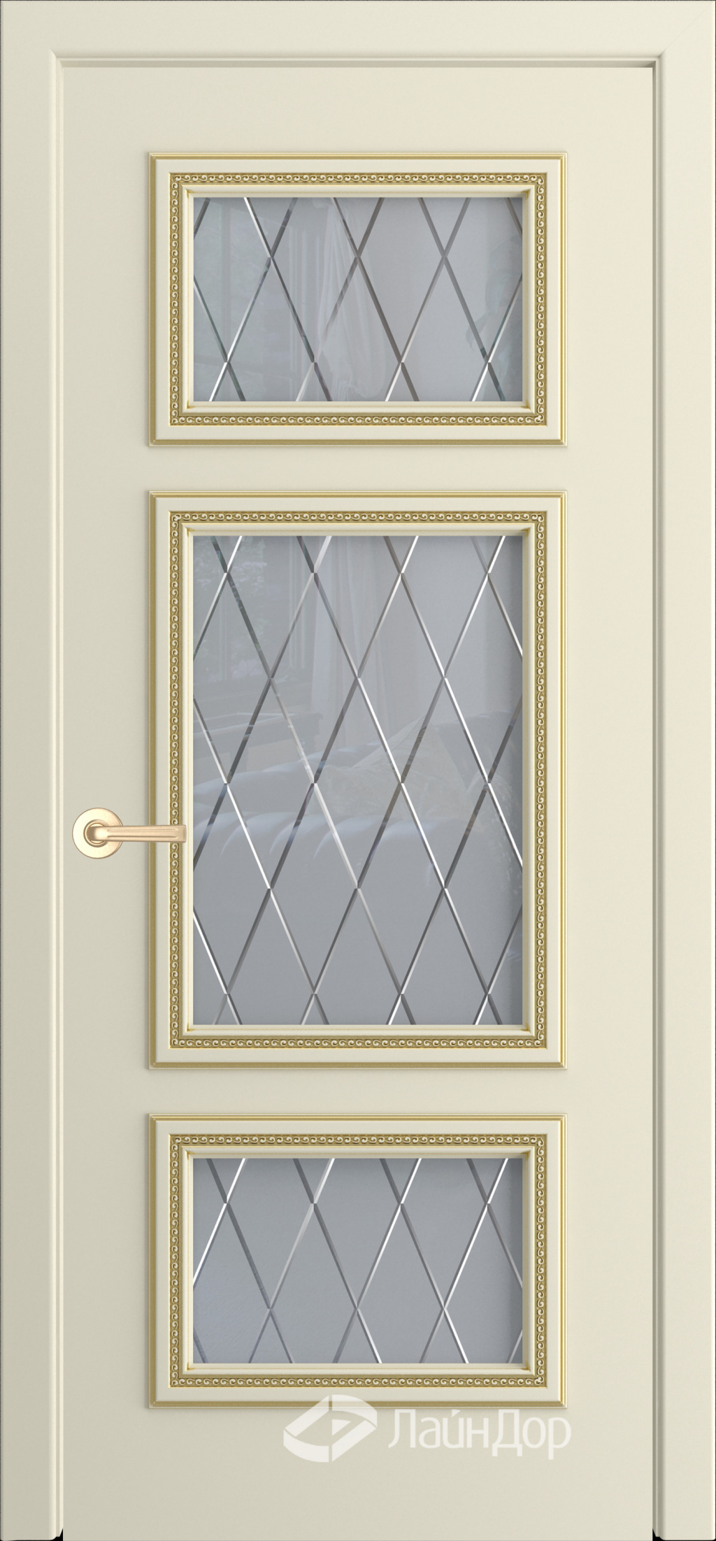 ЛайнДор Межкомнатная дверь Афина-Д Б009 ДО Лондон, арт. 10393 - фото №1