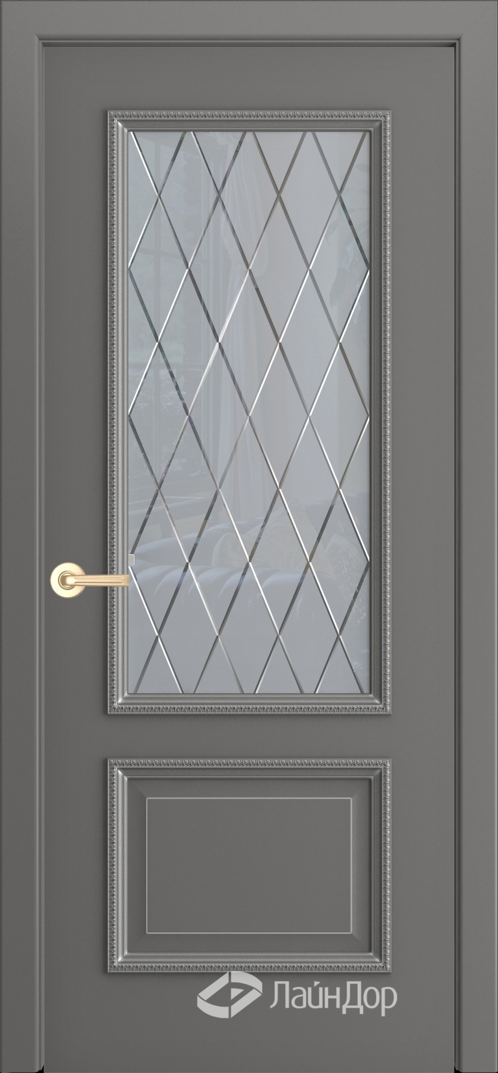 ЛайнДор Межкомнатная дверь Кантри Б7Н ДО Лондон, арт. 10415 - фото №2