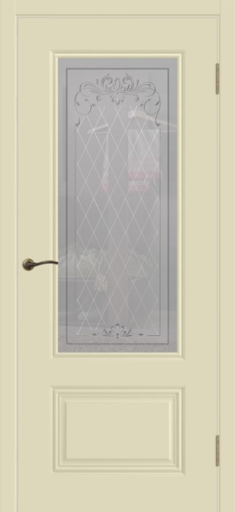 Cordondoor Межкомнатная дверь Аккорд В1 ПО Узор 3, арт. 10706 - фото №1
