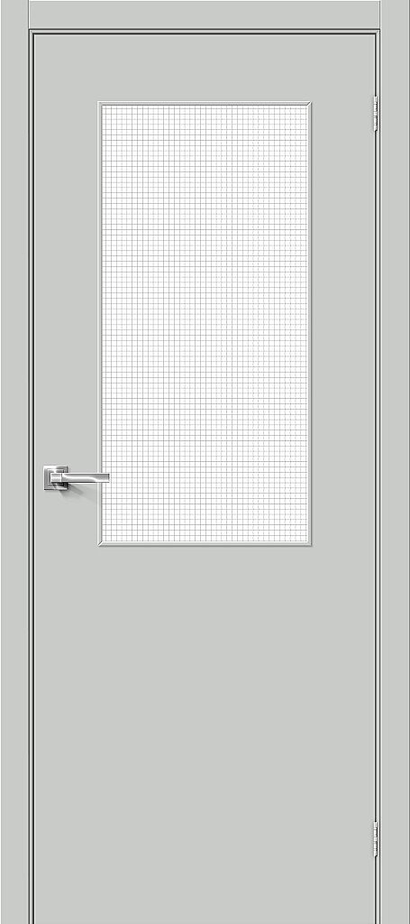 Браво Межкомнатная дверь Браво-7 Wired Glass 12,5, арт. 25529 - фото №2