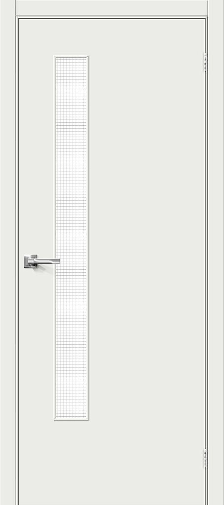Браво Межкомнатная дверь Браво-9 Wired Glass 12,5, арт. 25531 - фото №1